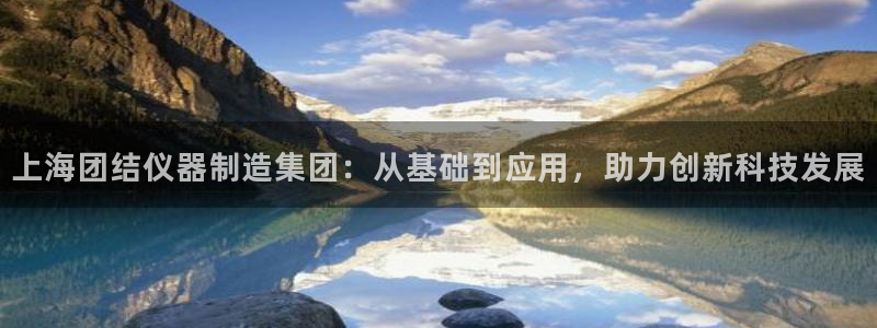 恒行2尤74OOO5：上海团结仪器制造集团：从基础到应用，助