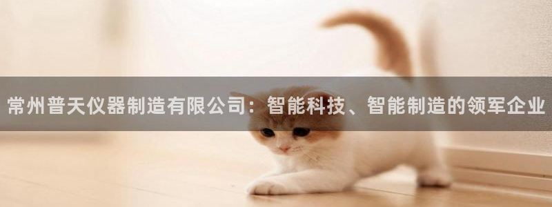 恒行2郑74OOO5：常州普天仪器制造有限公司：智能科技、智