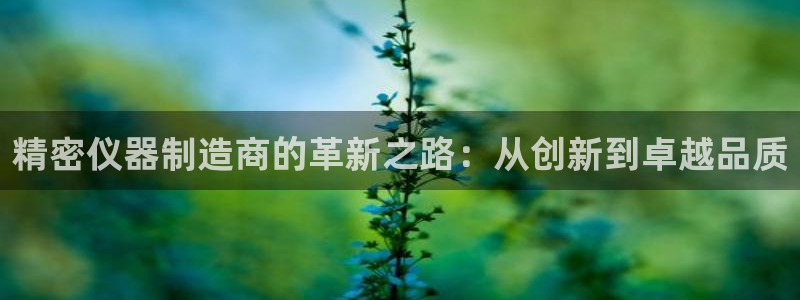 恒行主管总代6ll5l周至：精密仪器制造商的革新之路：从创新