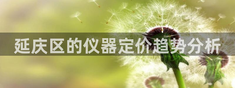 恒行主管6ll5l指定：延庆区的仪器定价趋势分析
