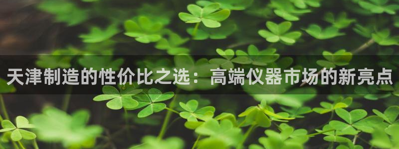 恒行代理总代主导 6ll5l：天津制造的性价比之选：高端仪器