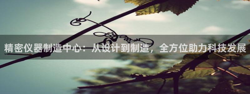 恒行代理总代主导 6ll5l：精密仪器制造中心：从设计到制造
