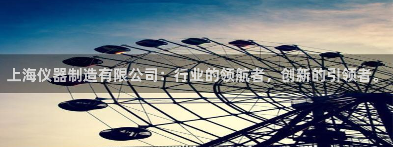 恒行娱乐毓婆74ooo5仪：上海仪器制造有限公司：行业的领航
