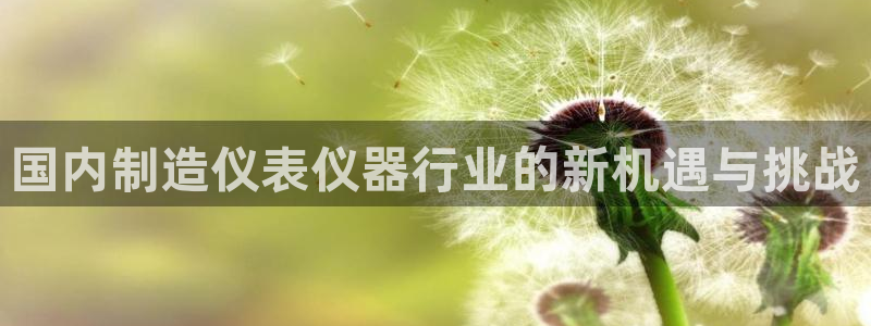 恒行注册全2O5O5O：国内制造仪表仪器行业的新机遇与挑战