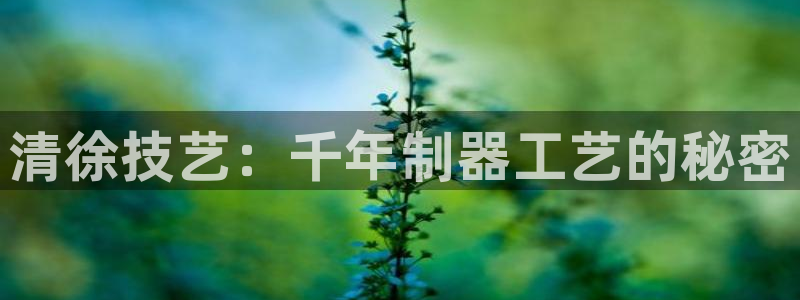 恒行2郑74OOO5：清徐技艺：千年制器工艺的秘密
