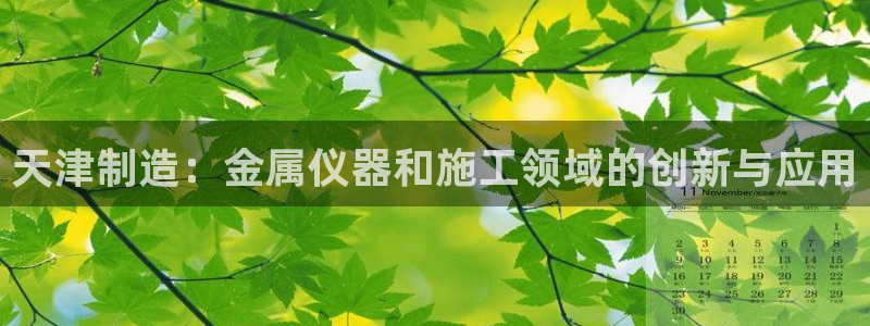 恒行娱乐毓婆74ooo5仪：天津制造：金属仪器和施工领域的创
