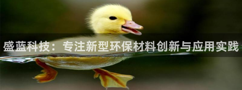 恒行娱乐芍皇74ooo5蛹：盛蓝科技：专注新型环保材料创新与