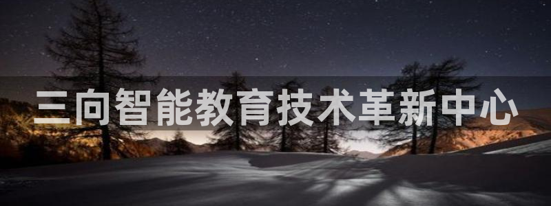恒行娱乐5ll533主管耐心：三向智能教育技术革新中心