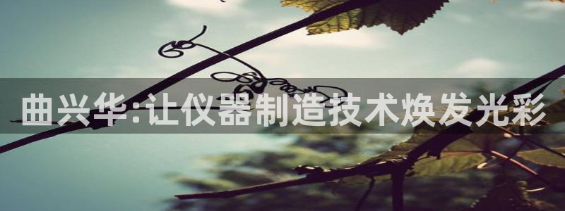 恒行娱乐芍皇74ooo5蛹：曲兴华:让仪器制造技术焕发光彩