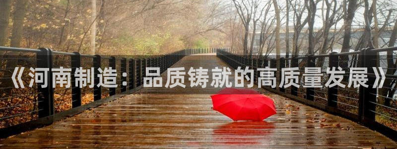 恒行注册全2O5O5O：《河南制造：品质铸就的高质量发展》